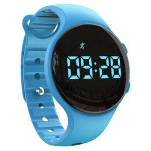 Trilhorloge met 8 alarmen - lichtblauw.