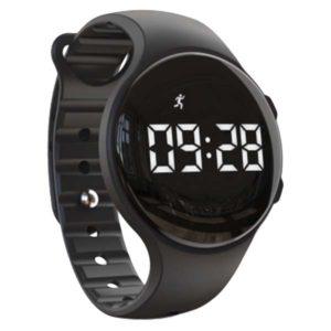 Trilhorloge met 8 alarmen - zwart